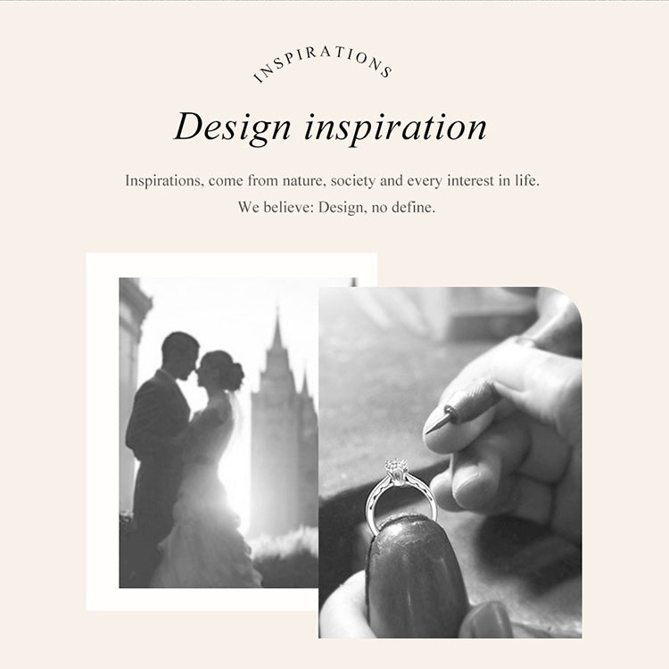 Bamoer 0.6ct Anel Moissanita 925 Prata Design Simples Jóias Presente De Luxo Para Mulheres